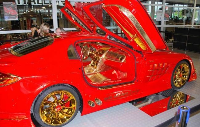 В шикарном Mercedes арабского шейха использовано 14 кило золота (ФОТО)