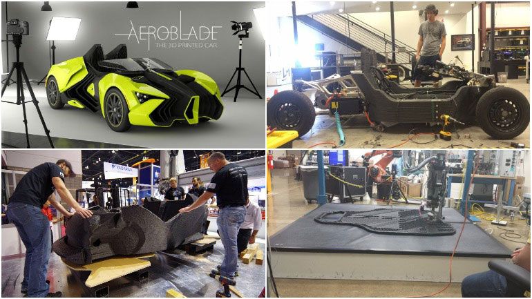 В Китае собираются печатать автомобили на 3D-принтерах