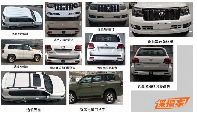 Китайцы создали новый клон Toyota Land Cruiser 200