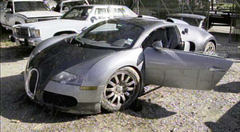 Bugatti Veyron после воздействия соленой воды