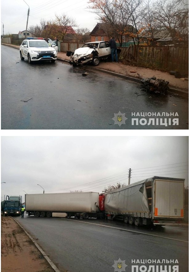 Двигатель отлетел на несколько метров: опубликованы фото и видео серьезного ДТП