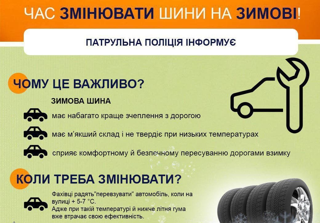 Укравтодор: Водителям пора \"переобуваться\"