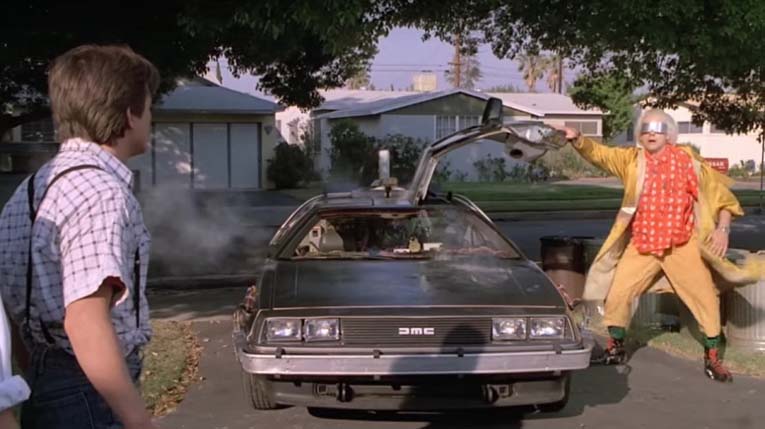 «Назад в будущее» и DeLorean