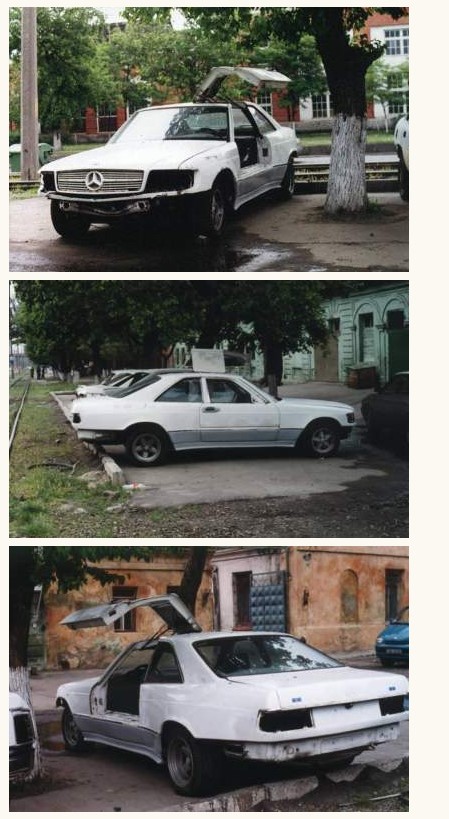 В Украине видели редкий Mercedes с \"крыльями\"