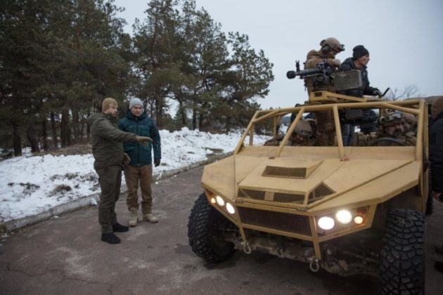 Украинские военные испытали новый боевой автомобиль