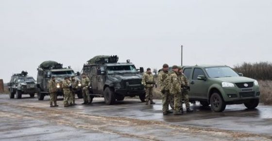 Украинский десант получил новые отечественные внедорожники