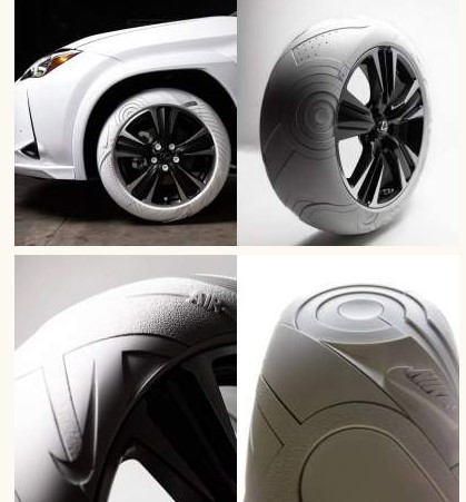 Японцы создали самый необычный протектор шин для Lexus