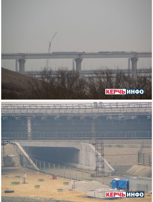 Висит в воздухе: пустынный Крымский мост напугал своим видом