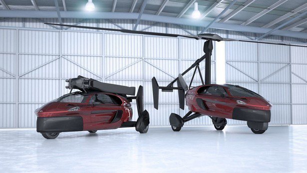 Показали первый в мире летающий автомобиль-трансформер