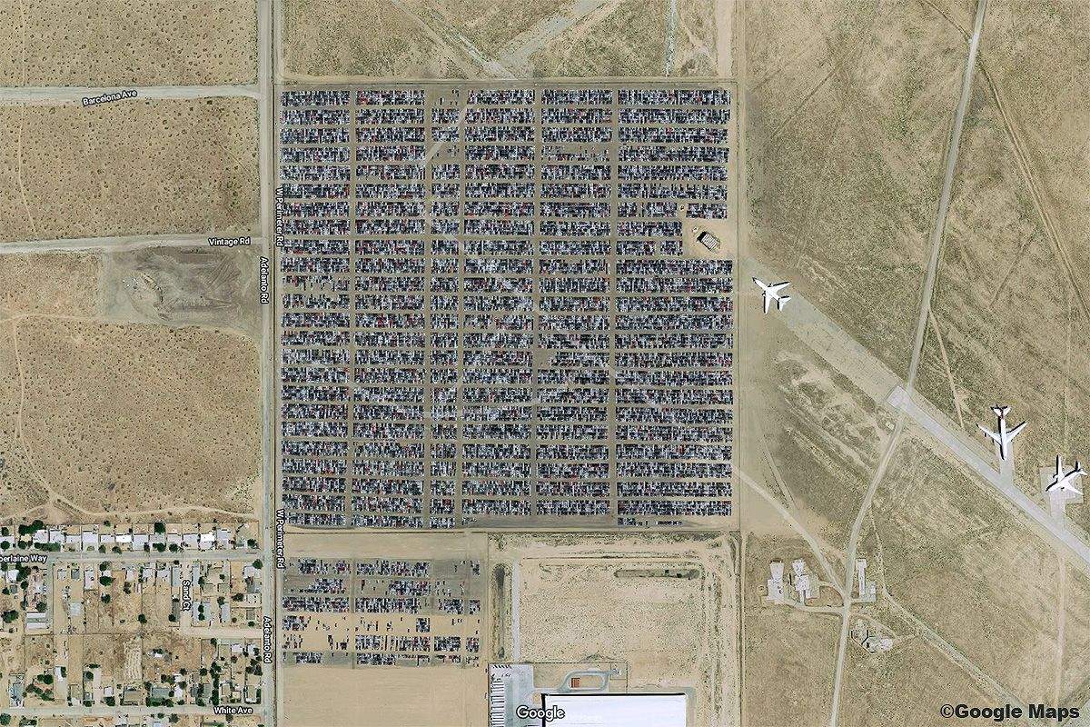 В Сети показали крупнейшую свалку новых Volkswagen