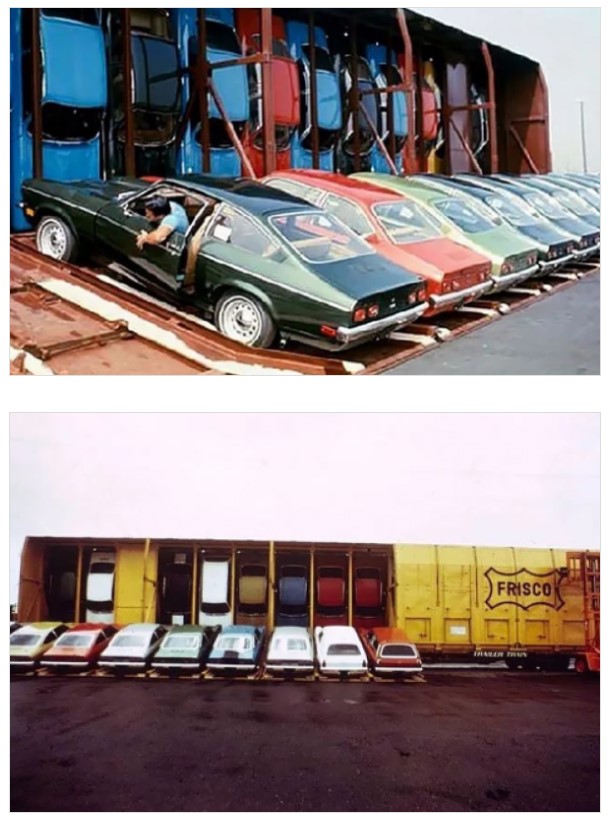 Почему автомобили Chevrolet Vega в 70-х перевозили в \"стоячем\" положении