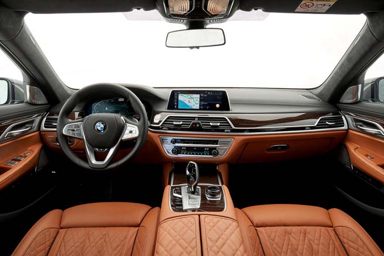 Салон BMW 7-й серии 2020 года