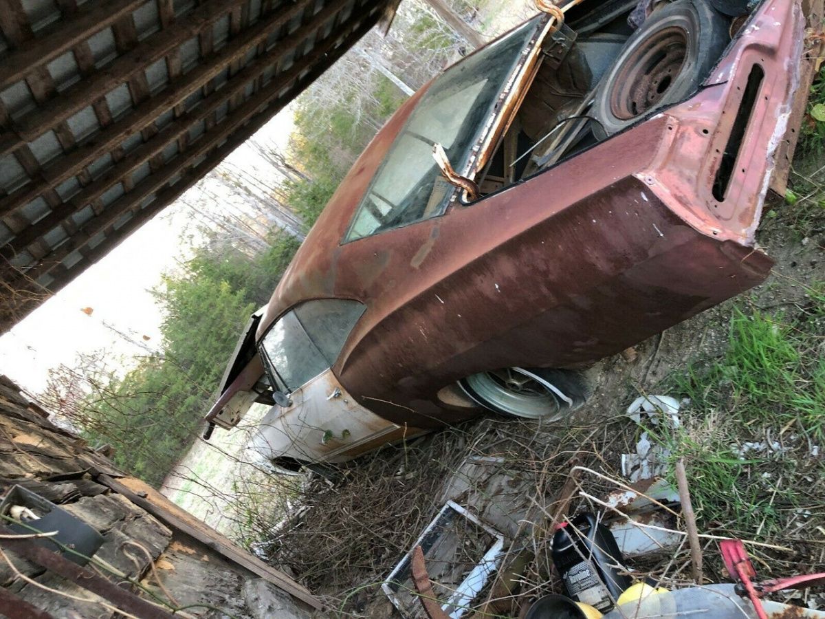 Бесхозная Chevrolet Impala простояла в поле под навесом 35 лет