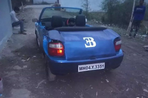 Неизвестный автомобиль замаскировали под Bugatti Veyron и продают за 6000 долларов