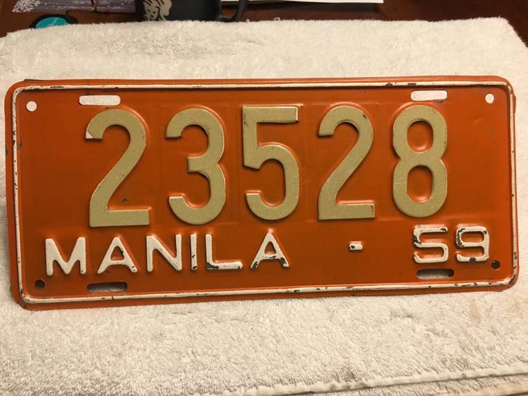Номерной знак диктует количество часов за рулем — Манила