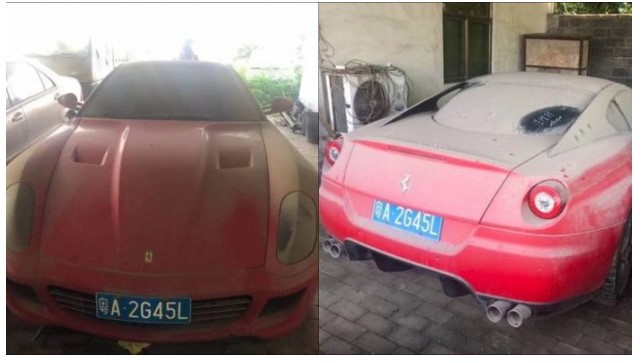 Суперкар Ferrari 599 продают по цене «копейки»