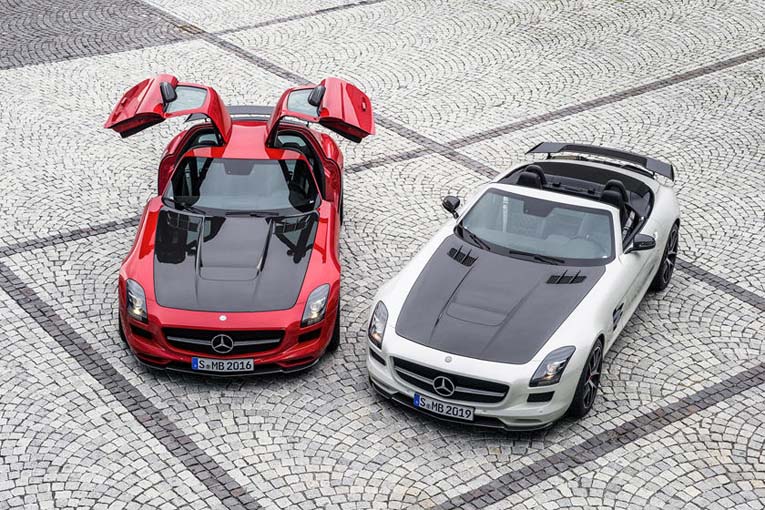 Mercedes SLS Roadster и Mercedes SLS Coupe