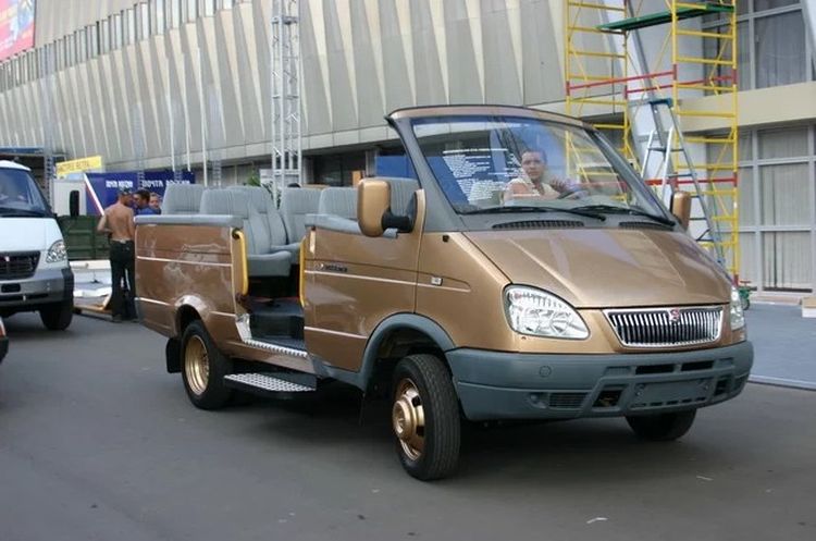 В сети показали уникальную ГАЗель-кабриолет