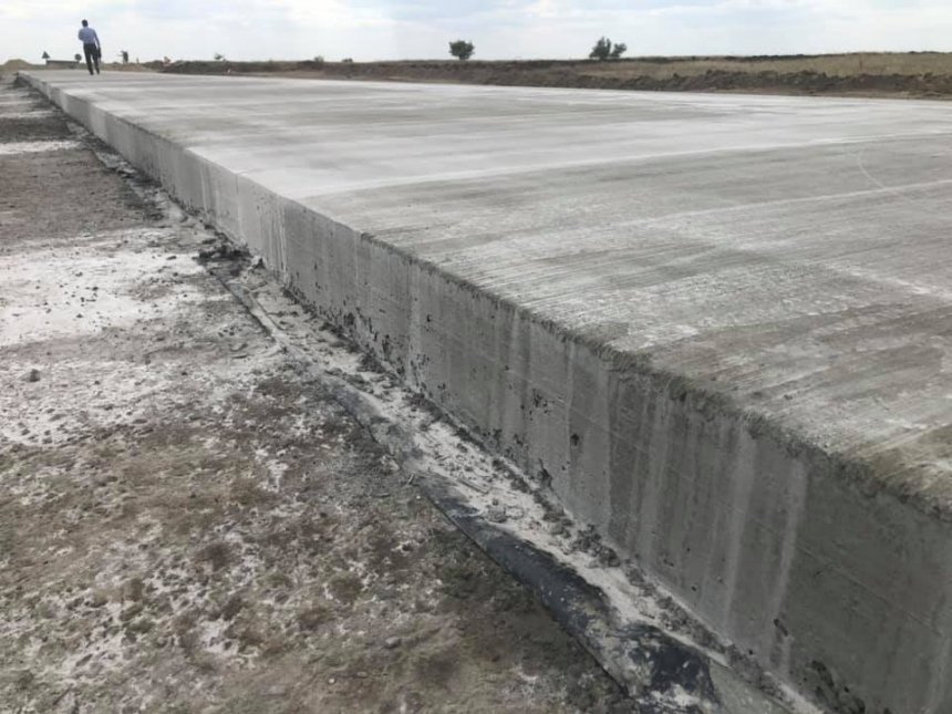 Появились фото первых 100 метров бетонной дороги Н-14 «Николаев — Кропивницкий»