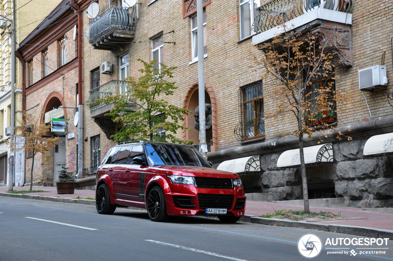 В Украине засветился самый заряженный Range Rover в тюнинге Lumma