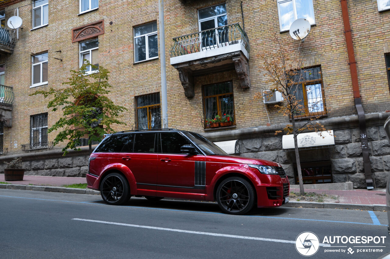 В Украине засветился самый заряженный Range Rover в тюнинге Lumma