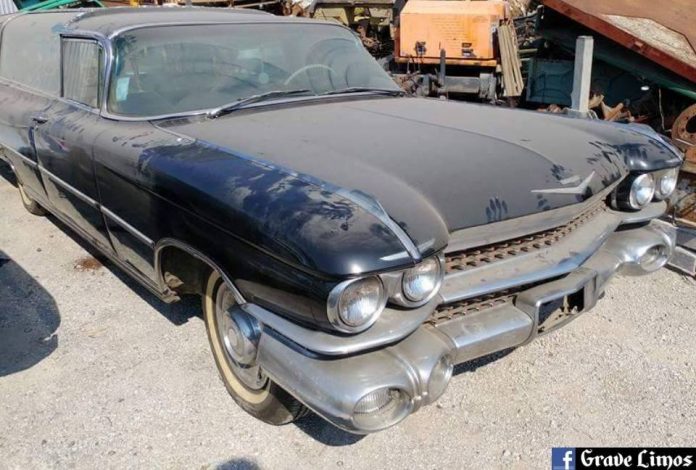 Обнаружен уникальный роскошный катафалк Cadillac 1959 года