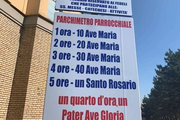 В Италии придумали самый необычный способ оплаты за парковку
