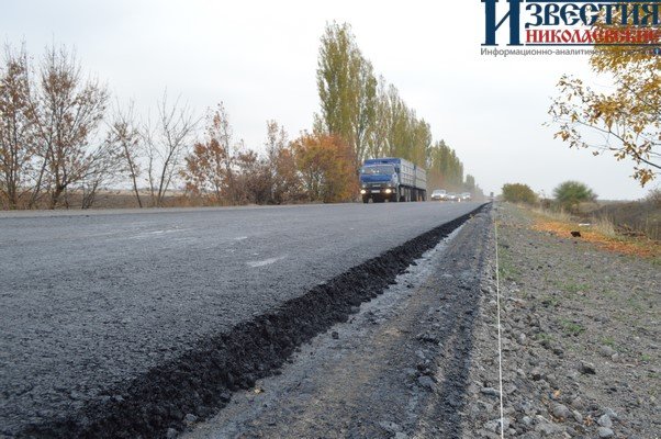 Служба автодорог собирается потратить более 11 миллионов на ремонт дороги М-14 на участке Одесса — Николаев