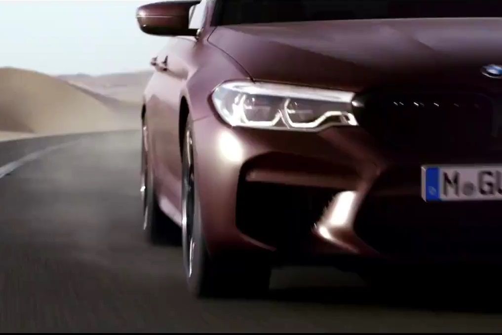 Хардкорная версия BMW M5 раскрыта на видео