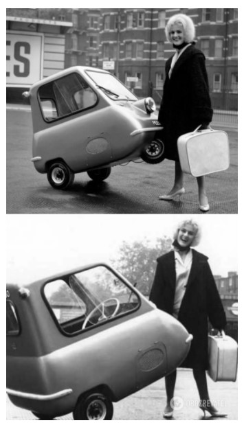 В сети показали самое маленькое авто в мире: оно чуть больше чемодана. Фото