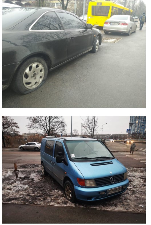 В Киеве жестоко наказали \"героев парковки\" - машины временно не на ходу: фото