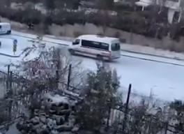\"Форсаж\" на льду: в Турции сняли на видео серию эпических ДТП из-за гололеда