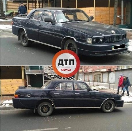 В Киеве заметили необычное авто «бэтмобиль» (ФОТО)