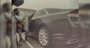 В США бортовая камера Tesla Model 3 сняла обокравшего салон вора