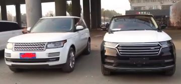 В сети показали бесстыдного подражателя Range Rover из Китая