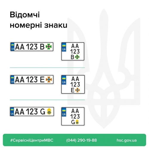 В Украине заменят номерные знаки для авто