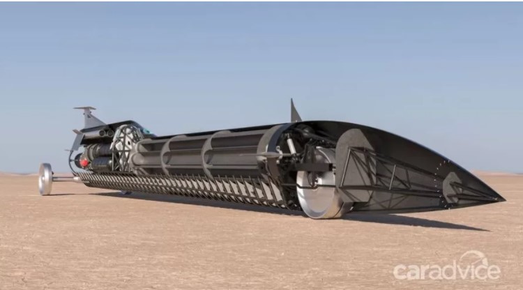 В Австралии создали уникальный ракетомобиль (фото)