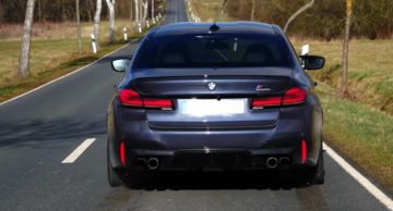BMW M5 Competition 2021 года разогнали до 200 км/ч меньше чем за 10 секунд (ВИДЕО)