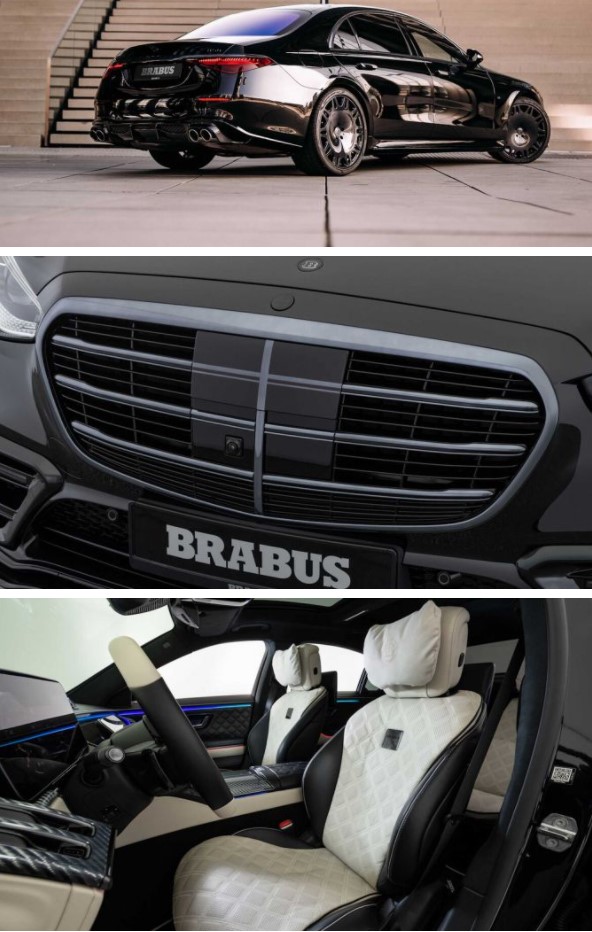 Черным по черному: Mercedes S-класса трансформировался в Brabus 500