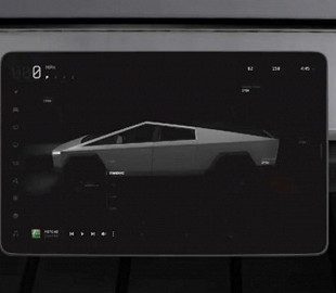 Уволившийся дизайнер Tesla показал секретный интерфейс пикапа Cybertruck