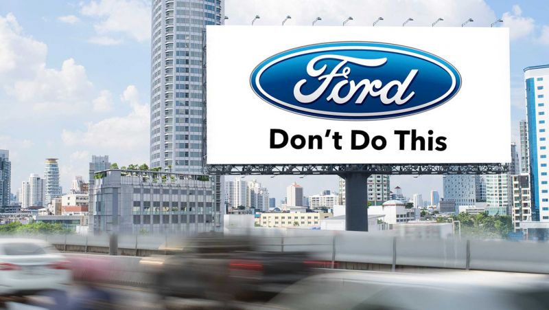 Автомобили Ford будут транслировать рекламу водителю