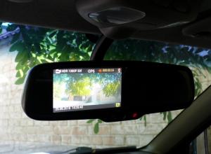 Зеркало заднего вида с камерой и видеорегистратором Gazer MMR7015. Обзор «Автовода»