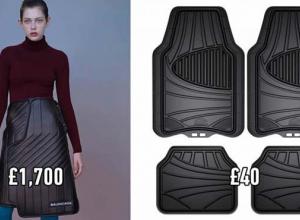 Абсурд: $2300 за юбку, которая выглядит как коврик из машины