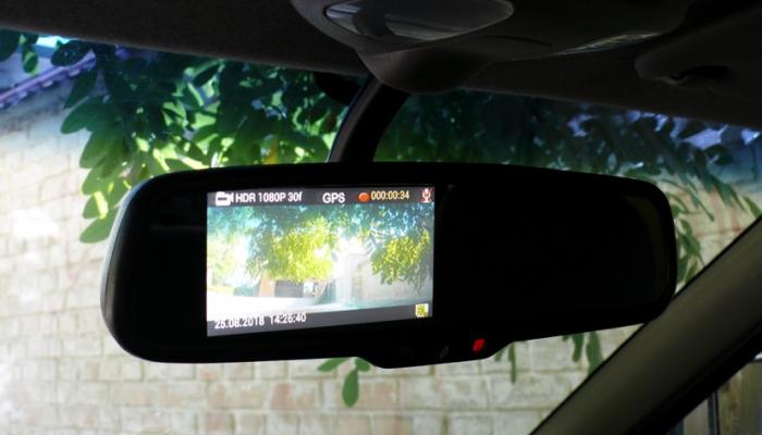 Зеркало заднего вида с камерой и видеорегистратором Gazer MMR7015. Обзор «Автовода»