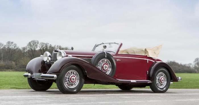 Какой он, редчайший Mercedes-Benz 540K 1939 года, принадлежащий королю Иордании?