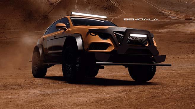 Постапокалиптический внедорожник Bentley Bentayga — брутальная роскошь от ателье Bengala